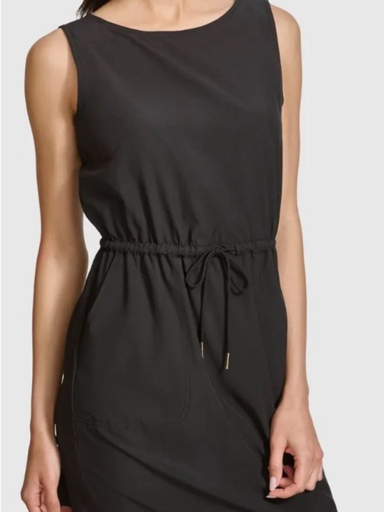 Calvin Klein Dresses & Skirts - NWT Calvin Klein Black Commuter Sleeveless Drawstring Dress, Size XL
